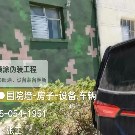 武威数码迷彩漆施工